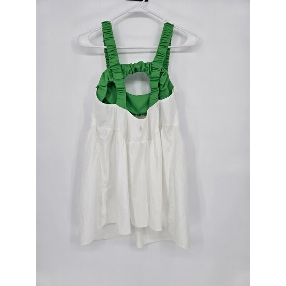 FP Movement Size Medium Womens Dress One Two Punch Green White Set NWOT - Picture 4 of 5